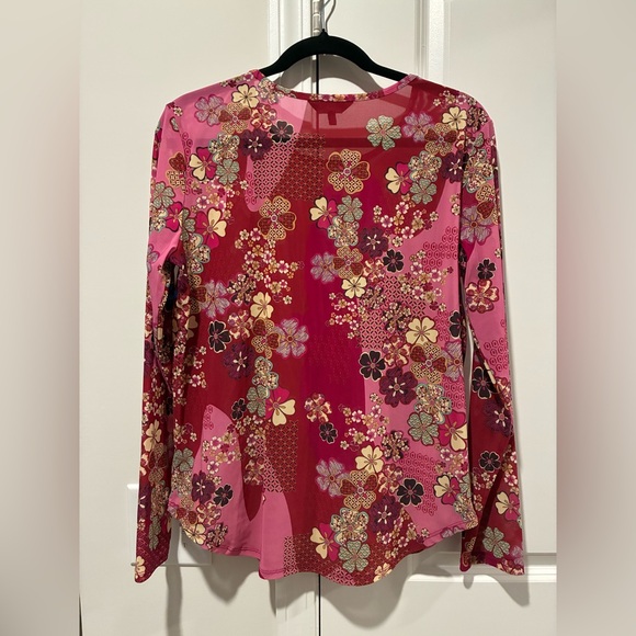 Johnny Was Multicolor Floral Blouse - Picture 2 of 8